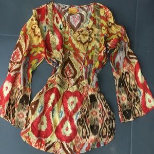 Benares printed blouse